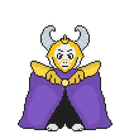 asgore sprite commission by cocaineundertale on DeviantArt