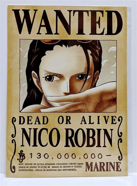 Nico Robin Wanted Poster Wallpapers - Top Free Nico Robin Wanted Poster Backgrounds ...