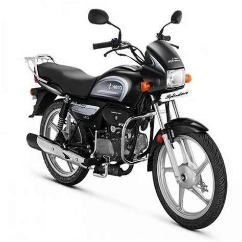 Black Hero Splendor Plus BS6 Bike at Rs 79000 in Jaipur | ID: 24674037555