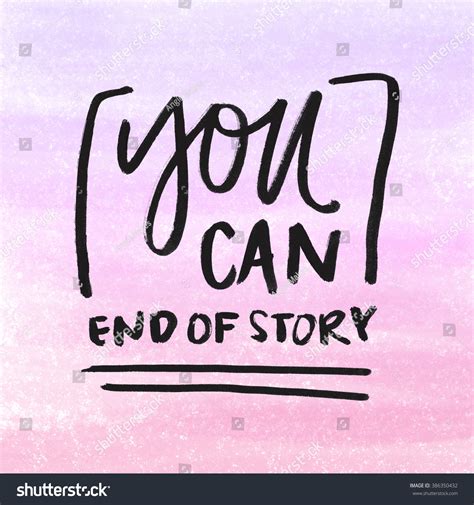 You Can Do It Poster. Hand Brush Lettering Inspirational Quote ...