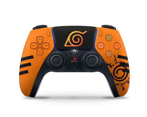 Uzumaki Minimalist Orange PS5 Controller PS5 Controller Skin – Anime ...