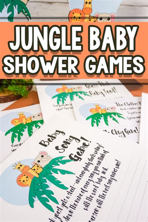 Jungle Theme Baby Shower Games