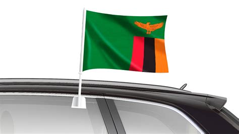 Zambia Car Flag - Hampshire Flag Company