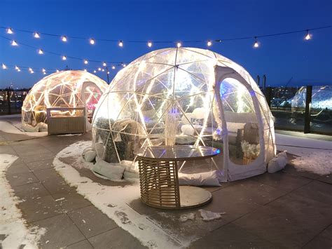 Fire + Ice Igloos — Rooftop at The Envio