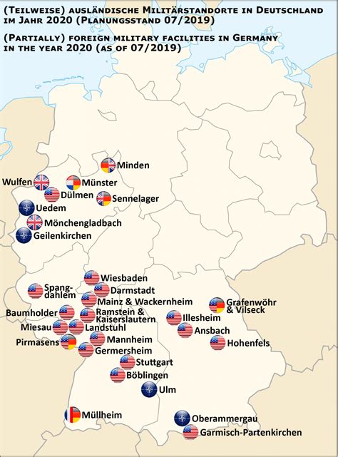 Maps of U.S. Military Bases in Germany - State of Economics