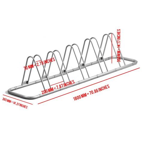 5 Bike Bicycle Floor Parking Rack Storage Stand | Bike storage stand, Indoor bike storage, Bike ...