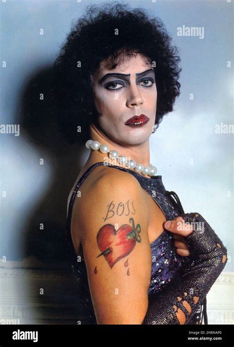 TIM CURRY in THE ROCKY HORROR PICTURE SHOW (1975), directed by JIM ...