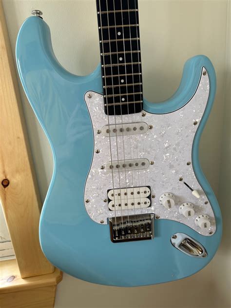 Fretlight Wireless Custom Sky Blue FG-621 Strat Style Guitar | Guitars ...