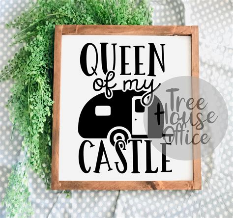 Queen of my Castle SVG DXF PNG jpeg Camping Queen Camp | Etsy