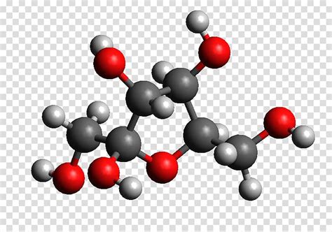 Free download | Fructose Ball-and-stick model Haworth projection ...