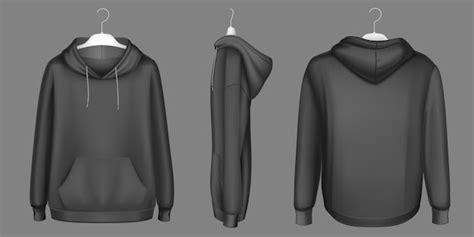 1566+ Black Hoodie Back Mockup Mockups Design