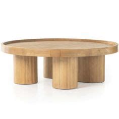Modern Coffee Tables | High Fashion Home Round Wood Coffee Table, Modern Coffee Tables ...