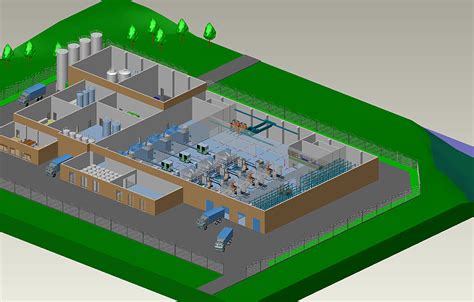 Plant Layout Design 3d