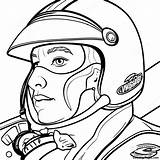 Fast Nascar Driver Coloring Page  Pagescom sketch template