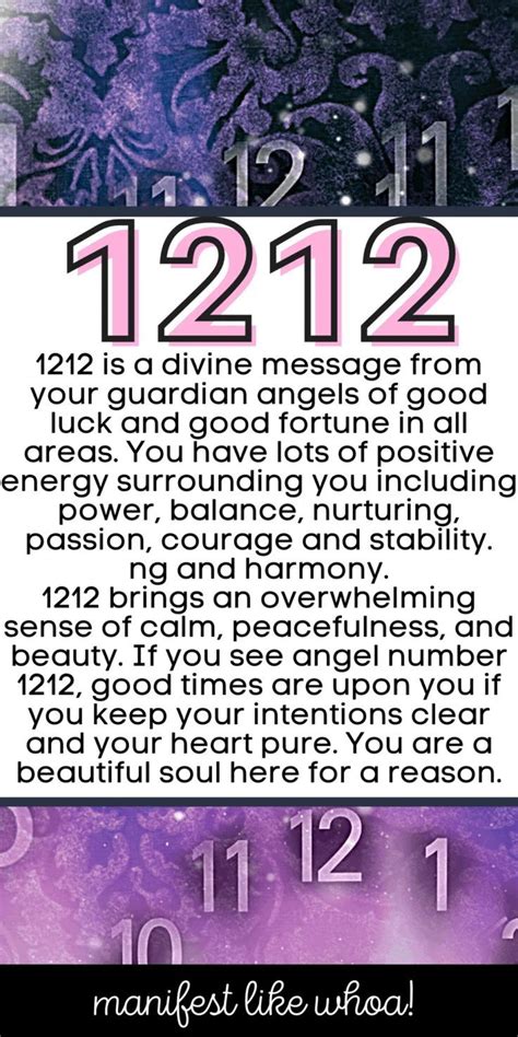 1212 Angel Number Meaning For Manifestation | Angel number meanings ...