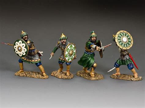 The Fighting Saracens--Four Medieval Figures - MK201 - Metal Toy ...