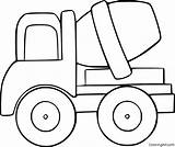 Cement Truck Coloring Pages  ColoringAll sketch template