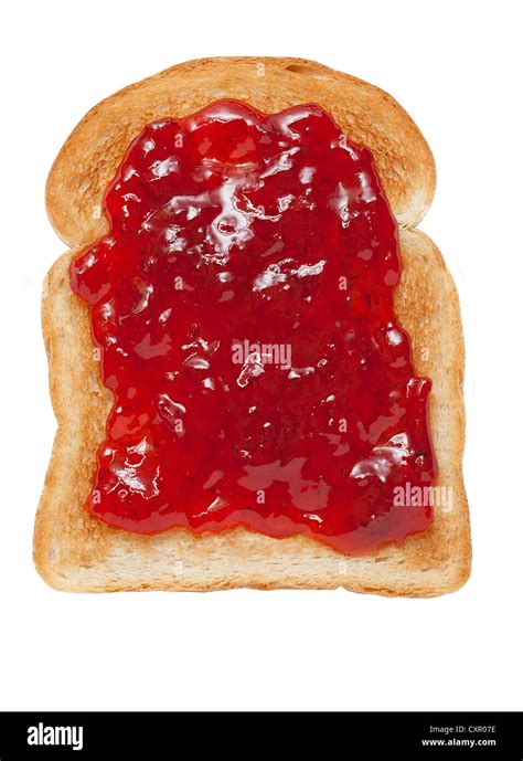 Jam on toast Stock Photo - Alamy