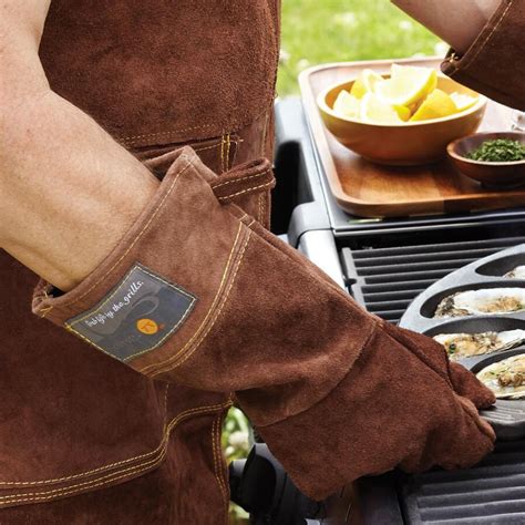 Outset Leather Grilling Gloves - F234 : BBQGuys