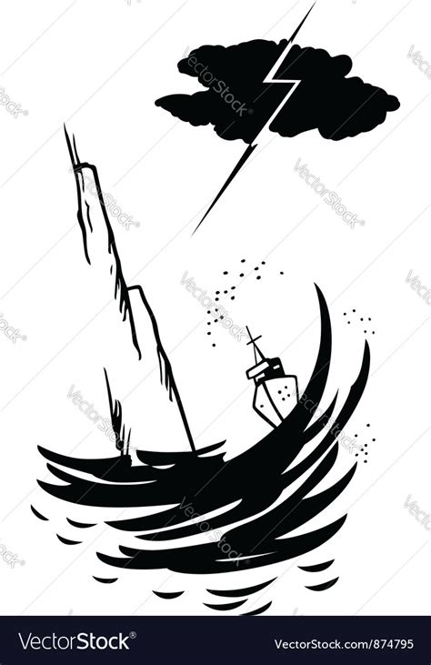 Storm Royalty Free Vector Image - VectorStock