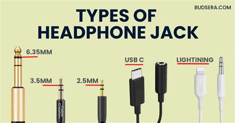 Types Of Headphone Jacks | Everything You Need To Know - Budsera