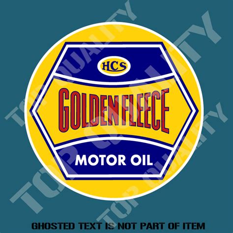 GOLDEN FLEECE OIL STICKER - Auto Tattoo Grafix