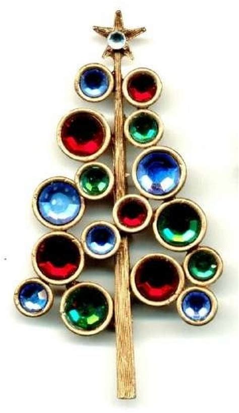 Christmas Tree Brooches