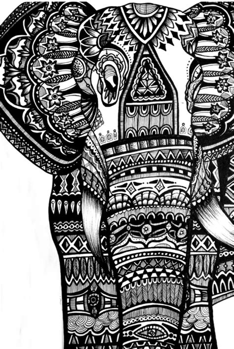 Elephant zntangle by Daniel Tecila Zentangle, Ninja, Daniel, Elephant ...