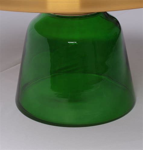 Karin Table Coffee Table - Gold & Green in 2021 | Glass coffee table, Hand blown glass, Glass ...