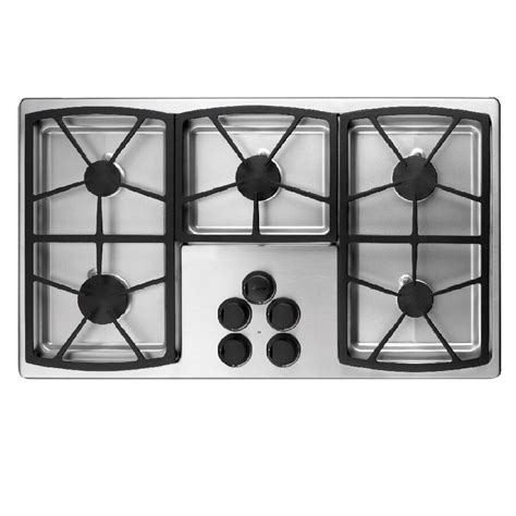 Dacor Classic 5-Burner Gas Cooktop (Stainless Steel) (Common: 36-in ...