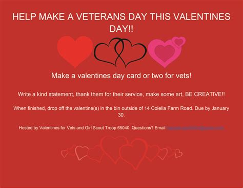 Girl Scouts seek help making Valentine's Day cards for veterans ...