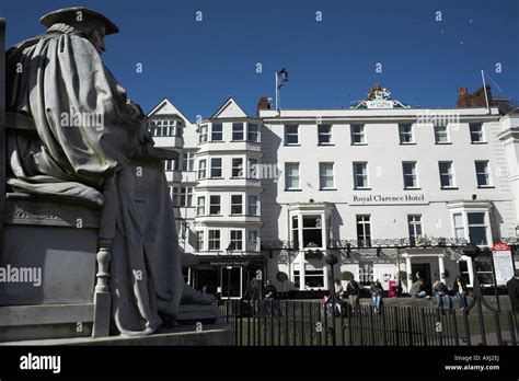 Royal Clarence Hotel Exeter Devon England Stock Photo - Alamy