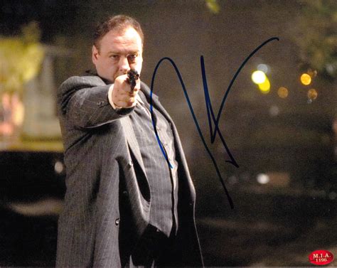 James Gandolfini The Sopranos signed 8x10 photo - Fanboy Expo Store