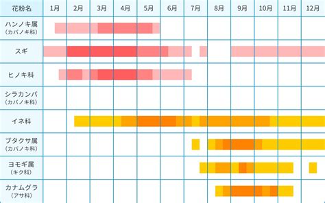 花粉症の時期、いつからいつまで？ 地域別花粉カレンダー