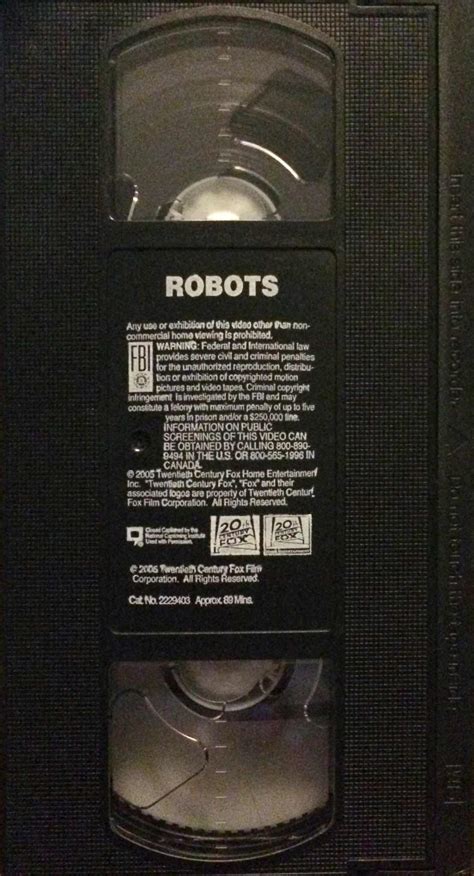 Robots | VHSCollector.com