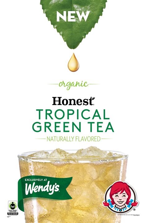 Wendy's and Honest Tea Bring Exclusive Real-Brewed, Organic Green Tea ...