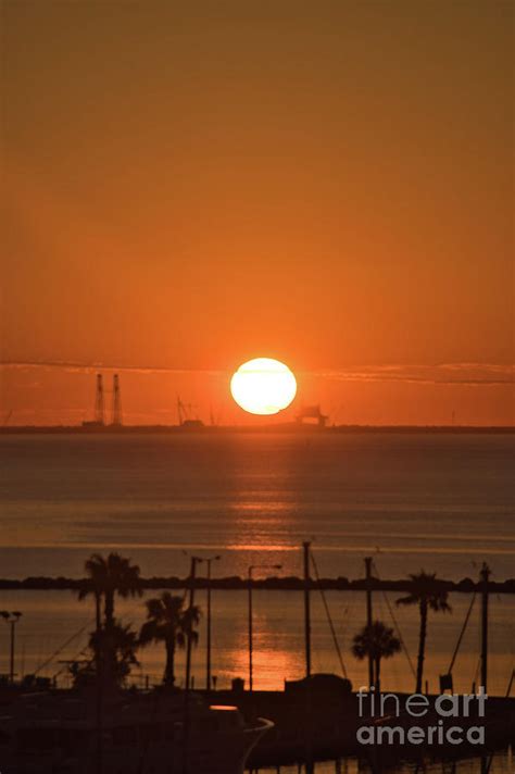 Sunrise in Corpus Christi Photograph by Andrea Anderegg - Fine Art America