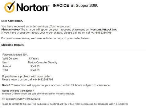 Vad är Norton LifeLock email scam