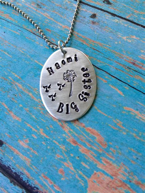 Big Sister Necklace Little Sister Necklace Sibling Necklace - Etsy