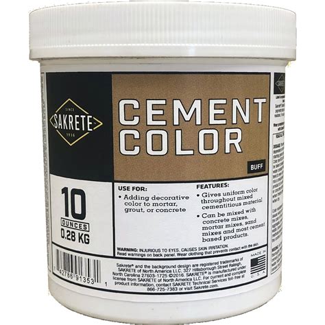 Sakrete Buff Cement Color Mix at Lowes.com