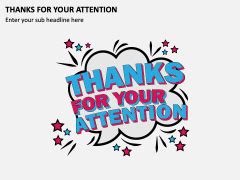 Thanks for your Attention Illustration for PowerPoint and Google Slides - PPT Slides