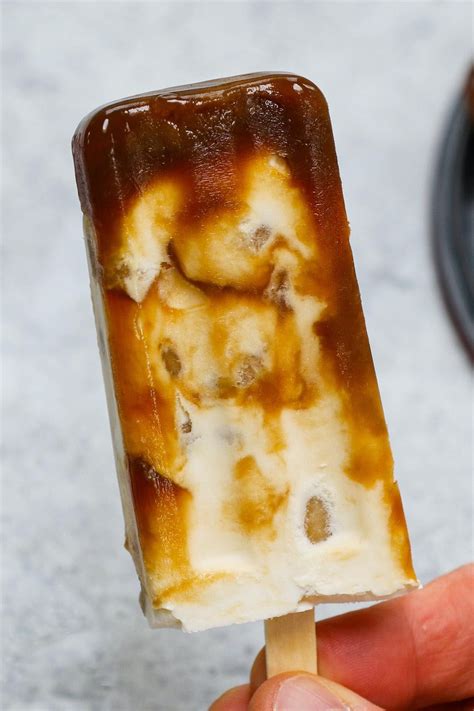 Brown Sugar Boba Ice Cream Bar (+VIDEO) | Homemade ice cream bars ...