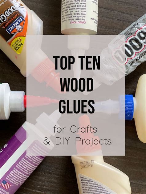 Top Ten Wood Glues in 2021 | Wood glues, Wood adhesive, Wood craft projects