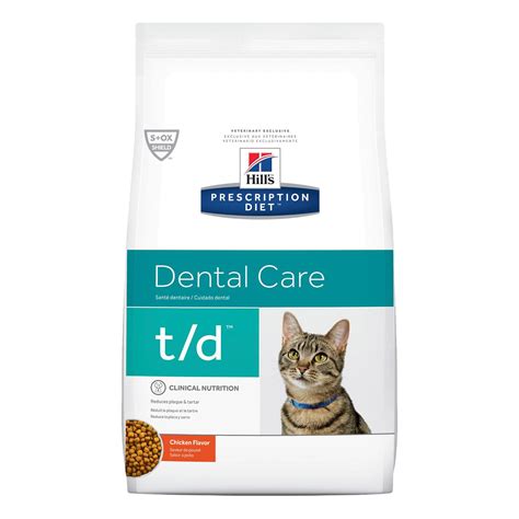 Hill's Prescription Diet t/d Dental Care Dry Cat Food for Pet Foods : Buy Hill's Prescription ...