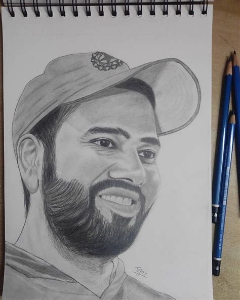 Rohit Sharma Pencil Sketch: Capturing the Spirit of Indian Cricket