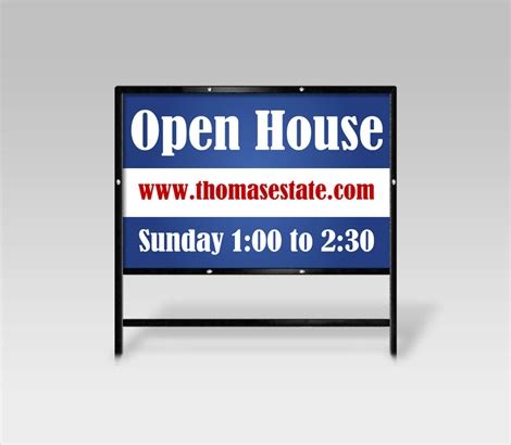 Open House Signs - Real Estate Signs - Signazon