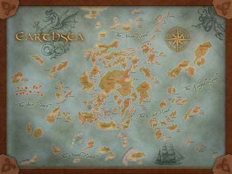 Earthsea Map - Explore This Amazing Fictional Archipelago