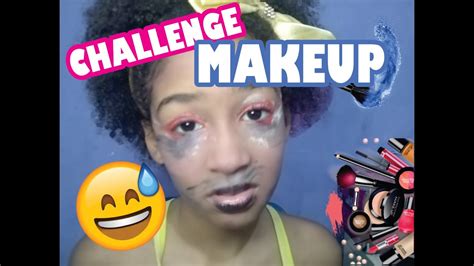 DESAFIO DE MAQUIAGEM (CHALLENGE MAKEUP) - YouTube