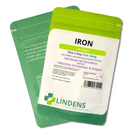 Iron Tablets - 14mg | Zoom Health