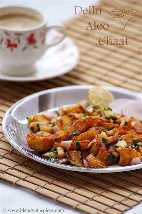 Delhi Style Fried Aloo Chaat Recipe | Indian Cuisine Veg Recipes ...